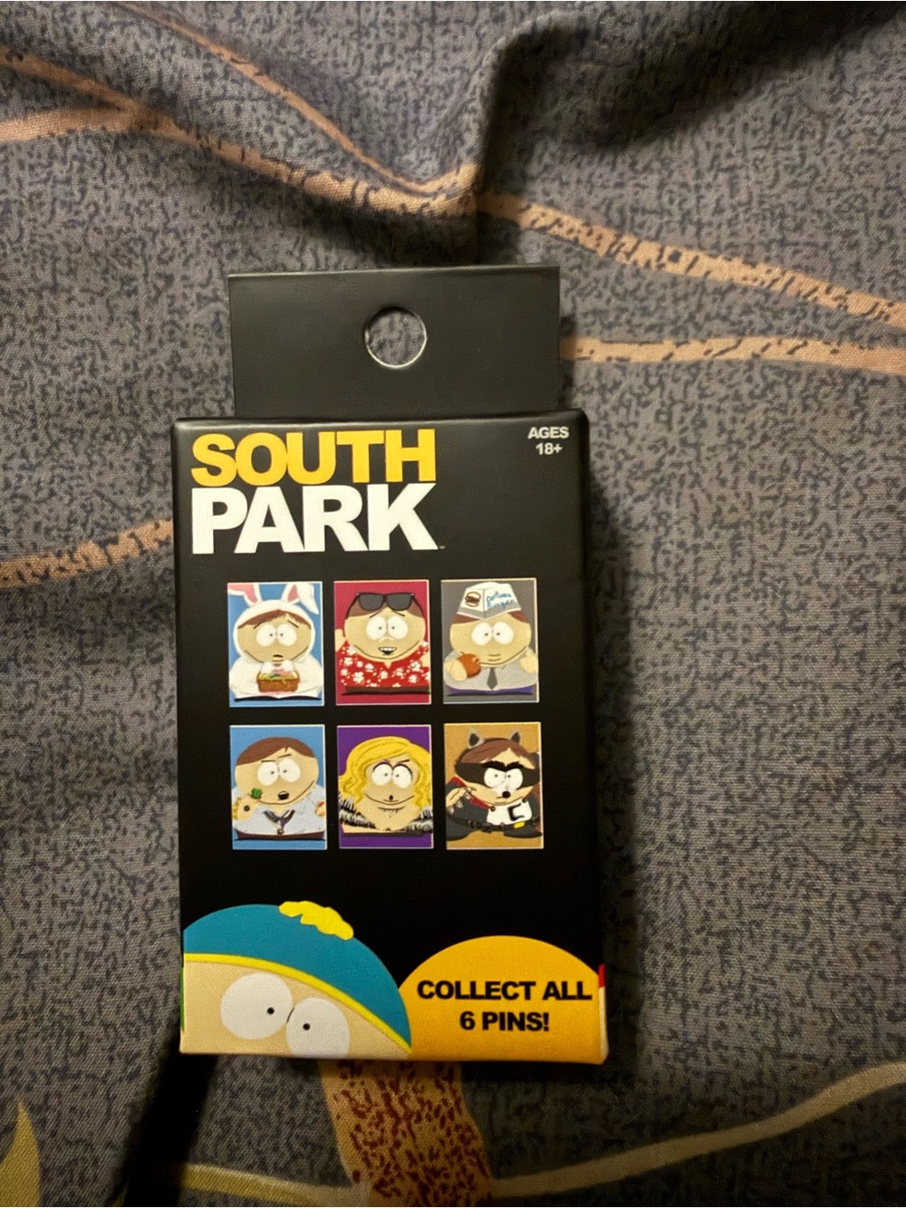 South Park Collectible Pin Pack - Black/Multicolor Brooch Set
